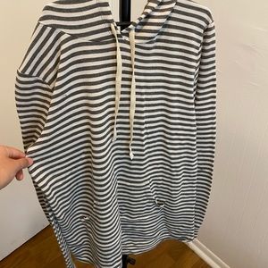 Striped hoodie